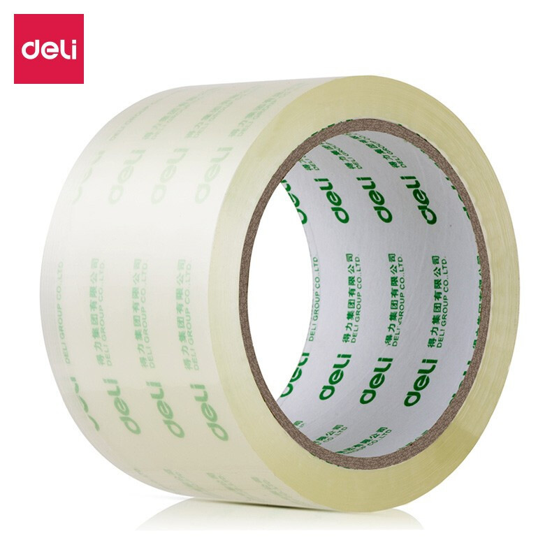 得力 30170 封箱胶带 45mm*30y*50um 透明色 6卷/筒按（筒）销售