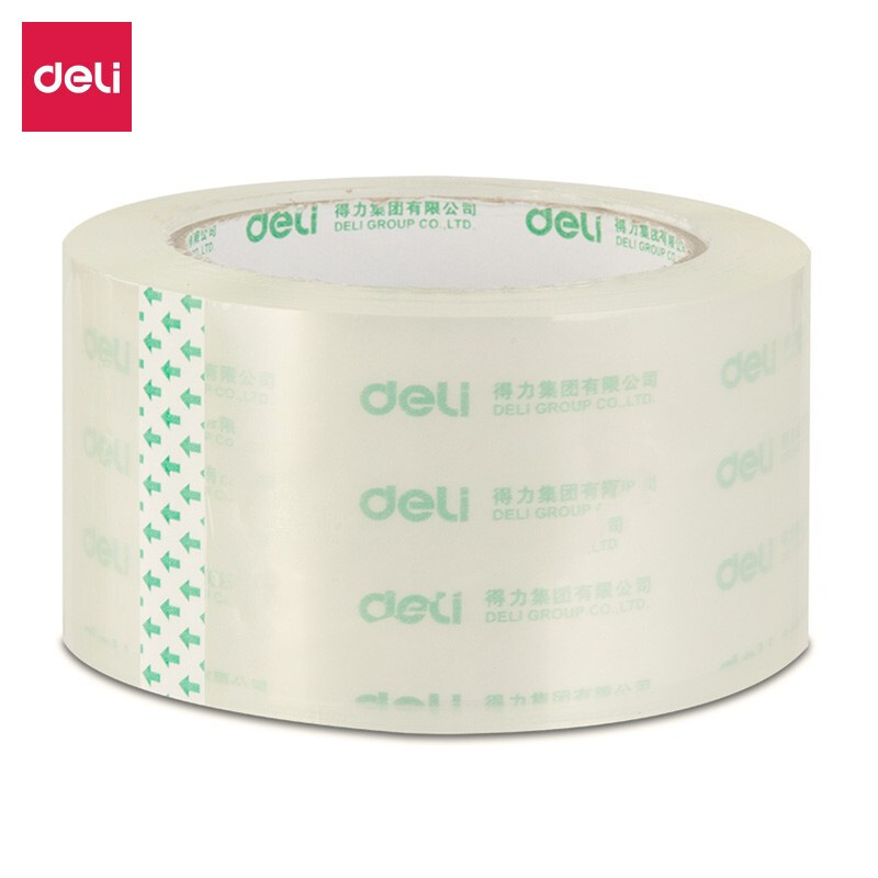 得力 30170 封箱胶带 45mm*30y*50um 透明色 6卷/筒按（筒）销售