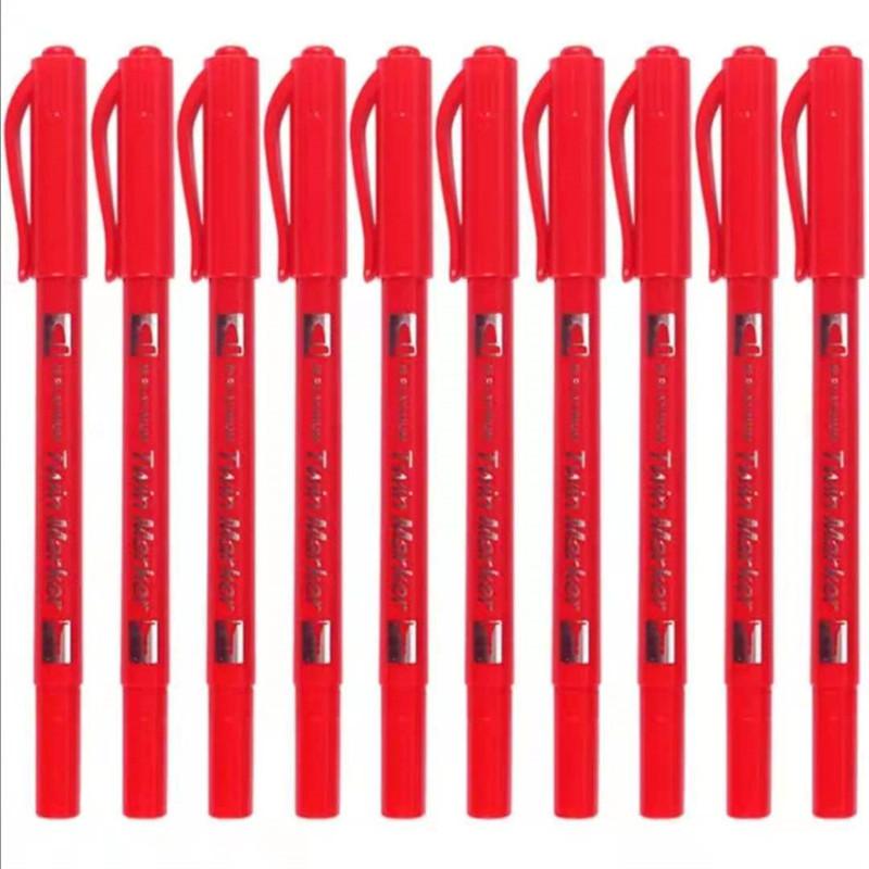 白金 CPM-29 记号笔 10支/盒 红色 10支/盒按支销售