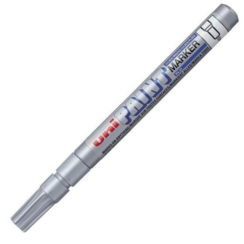 三菱 px-21 油漆笔 细头 银色按支销售