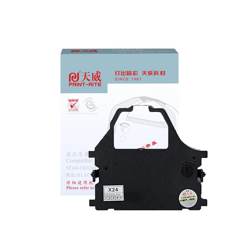 天威 STAR-CR3240 色带框（黑左扭架） 12.7mm×6m 黑色 适用STARCR3200 3240 3240IISTARLC2410 24按根销售