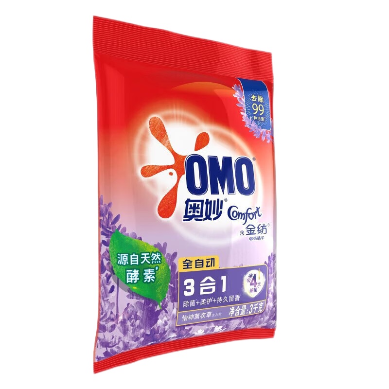 奥妙 全自动含金纺馨香精华 无磷洗衣粉 3kg按(袋)销售 奥妙 全自动含金纺馨香精华 无磷洗衣粉 3kg按(袋)销售