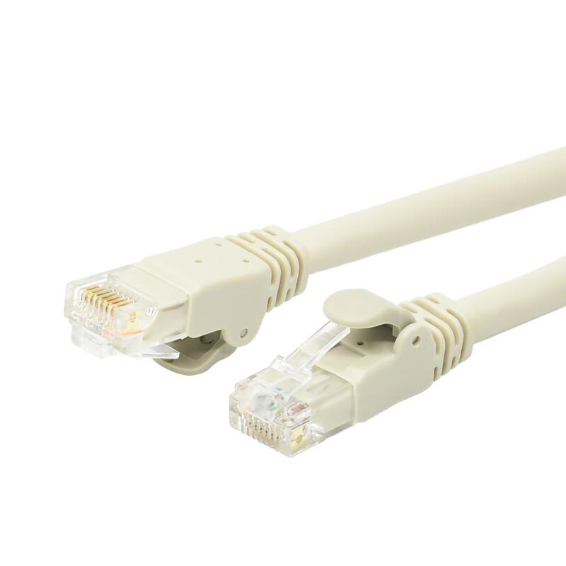 酷比客 LCLN6ARRBE-3M 超六类网线 纯铜千兆 非屏蔽八芯双绞线 3米 灰色 袋装 用于网络通信系统，如路由器 交换机 电脑等设备之间的网络连接按（条）销售