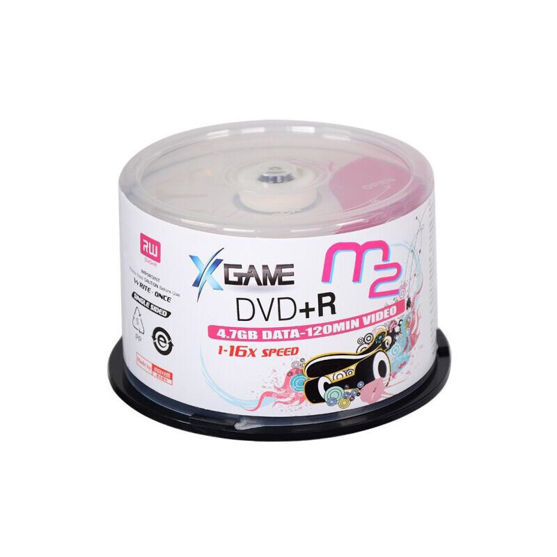 麦克赛尔 DVD+R 光盘 4.7G/16X(50片筒装)    彩色按筒销售