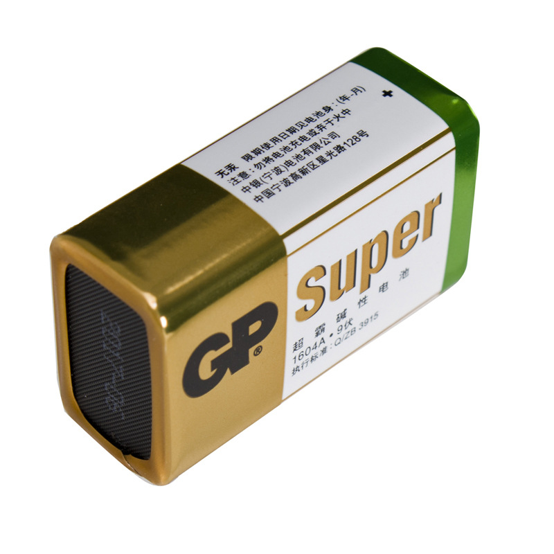 超霸 1604A-L1 碱性电池 9V 1节卡装按（粒）销售