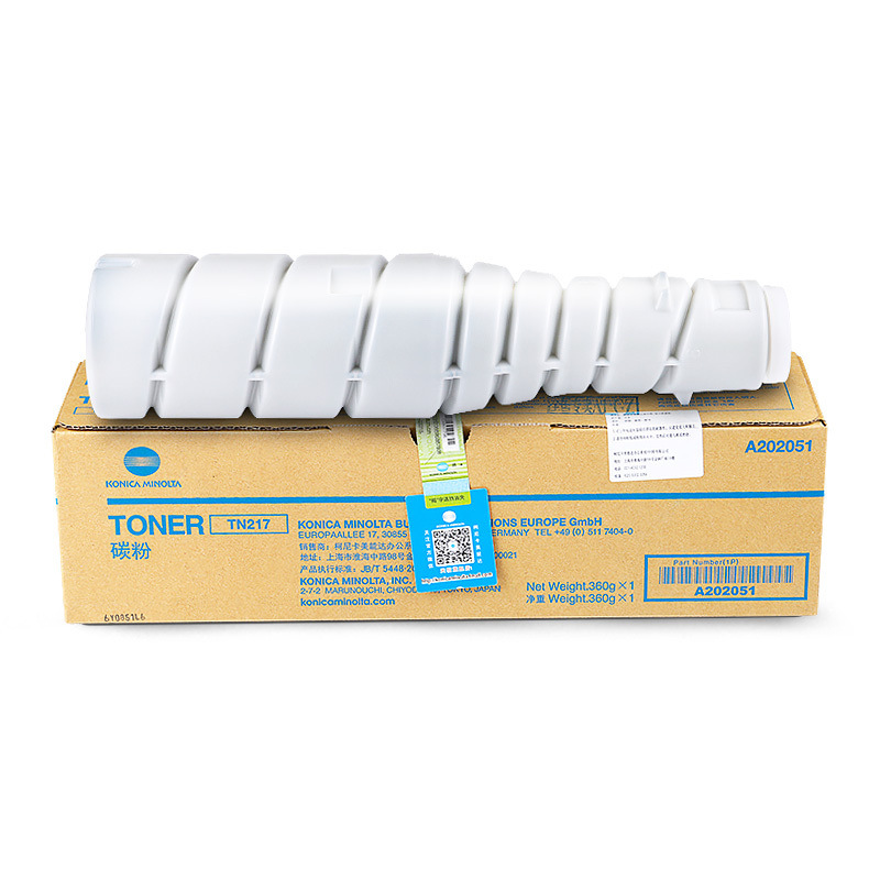 柯尼卡美能达 TN217 墨粉 17500页 黑色 1支 适用BH223/283/7828按（支）销售