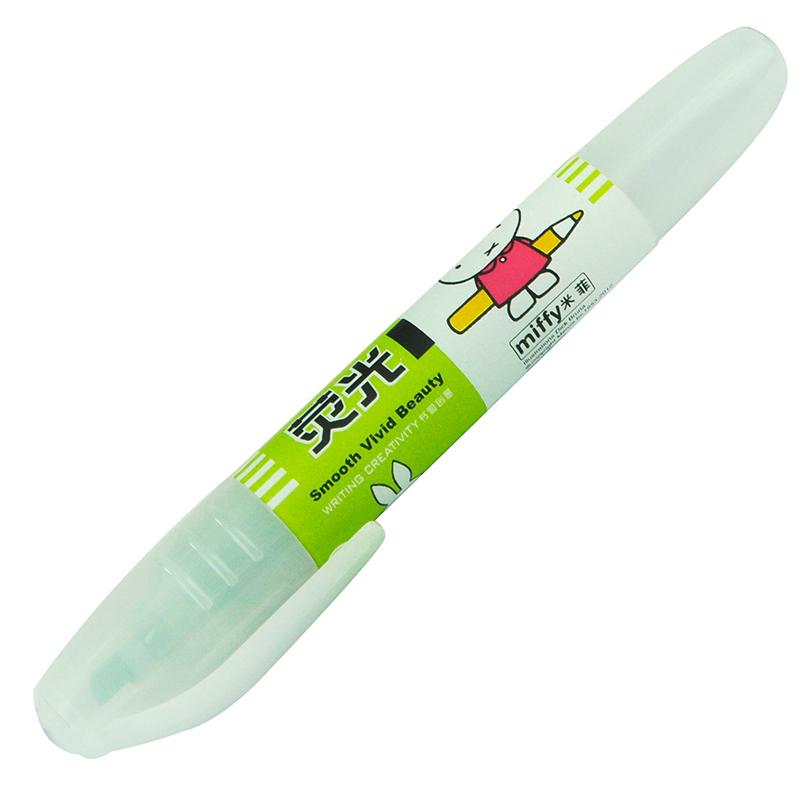 晨光 MF5301 米菲插盖式荧光笔 12支/盒 绿色 12支/盒按盒销售