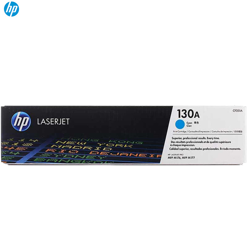 惠普 CF351A 硒鼓 130A 青色 1,000页 适用Pro MFP M176n/MFP M177fw按支销售