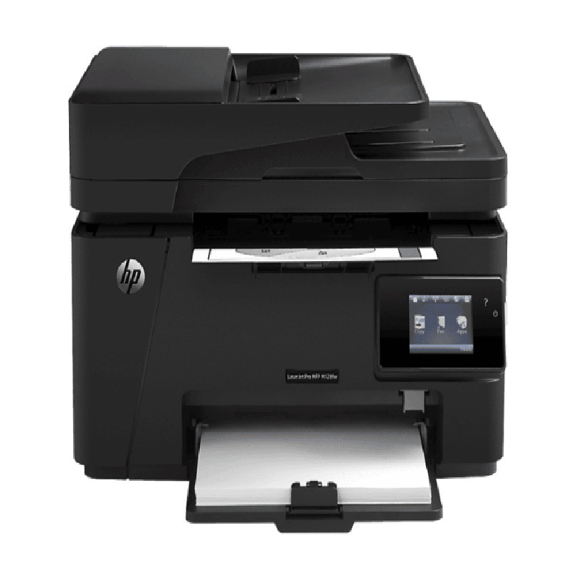惠普 LaserJet Pro M128fw MFP 黑白激光多功能一体机 A4 黑色 打印、复印、扫描、传真、无线网络按台销售