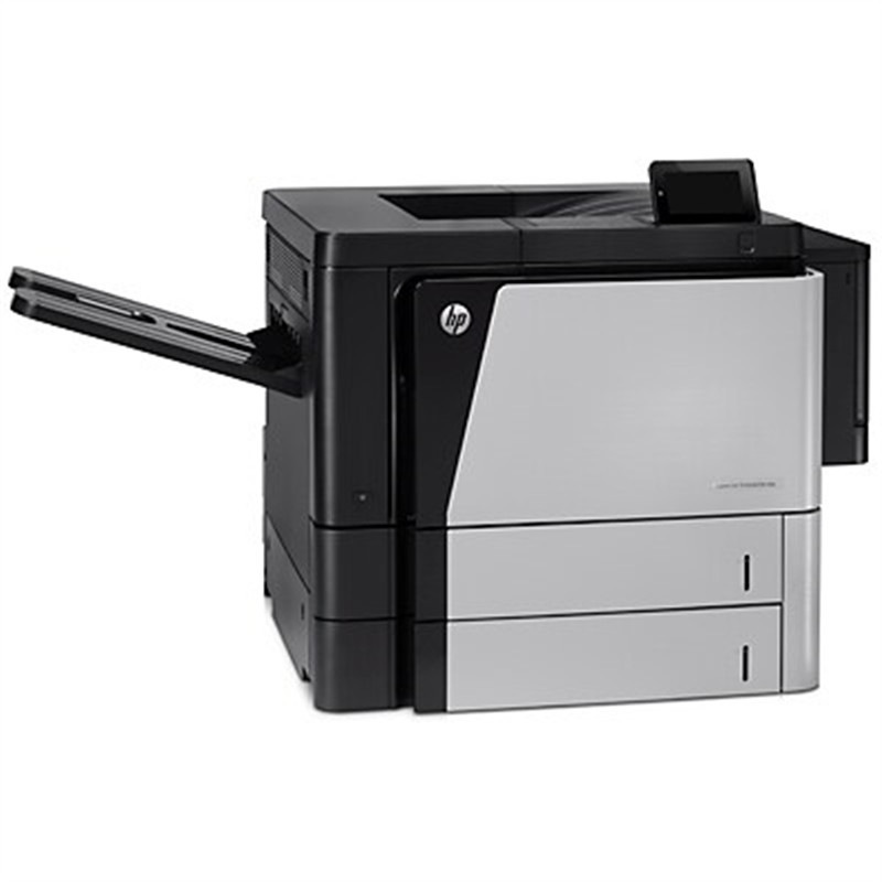 惠普 LaserJet Enterprise M806dn 黑白激光打印机 A3 灰黑色  仅打印、有线网络、自动双面按台销售