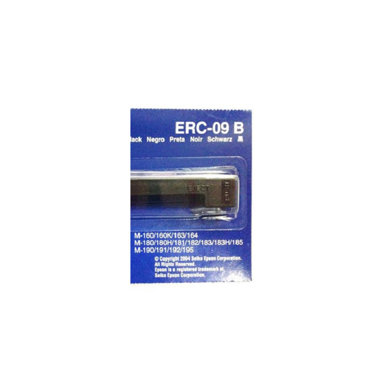 爱普生 ERC-09B 色带框 100万字符 黑色 适用 M-190/160/191/192/195按根销售