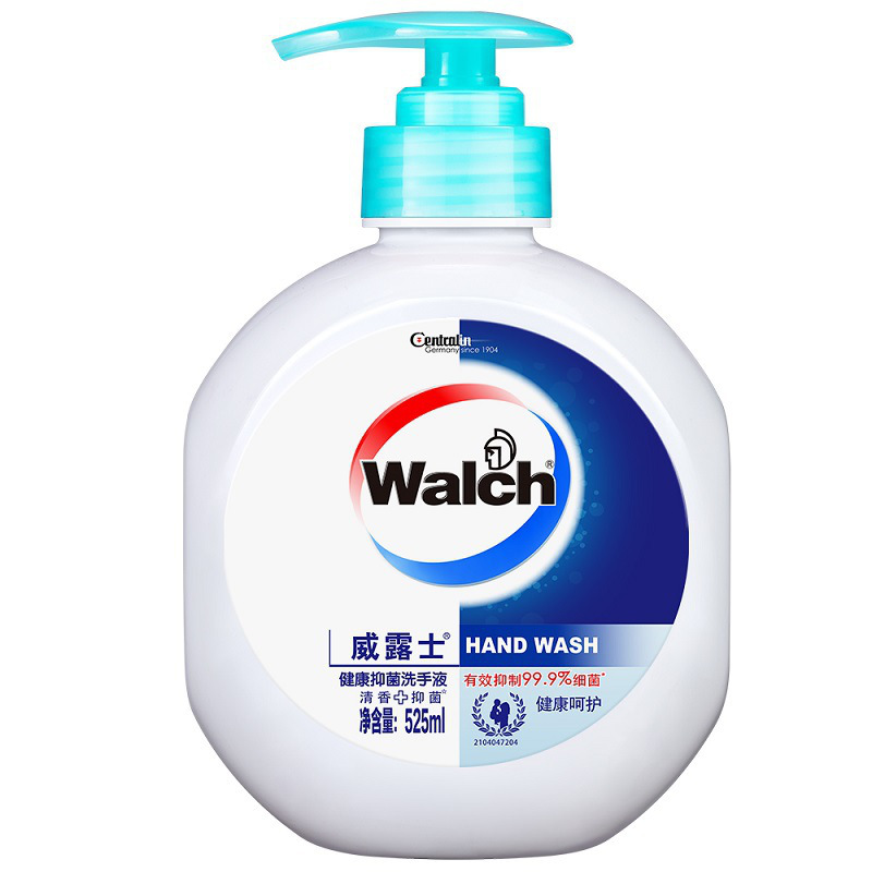 威露士  健康抑菌 洗手液（健康呵护） 525ml  24瓶/箱按（瓶）销售