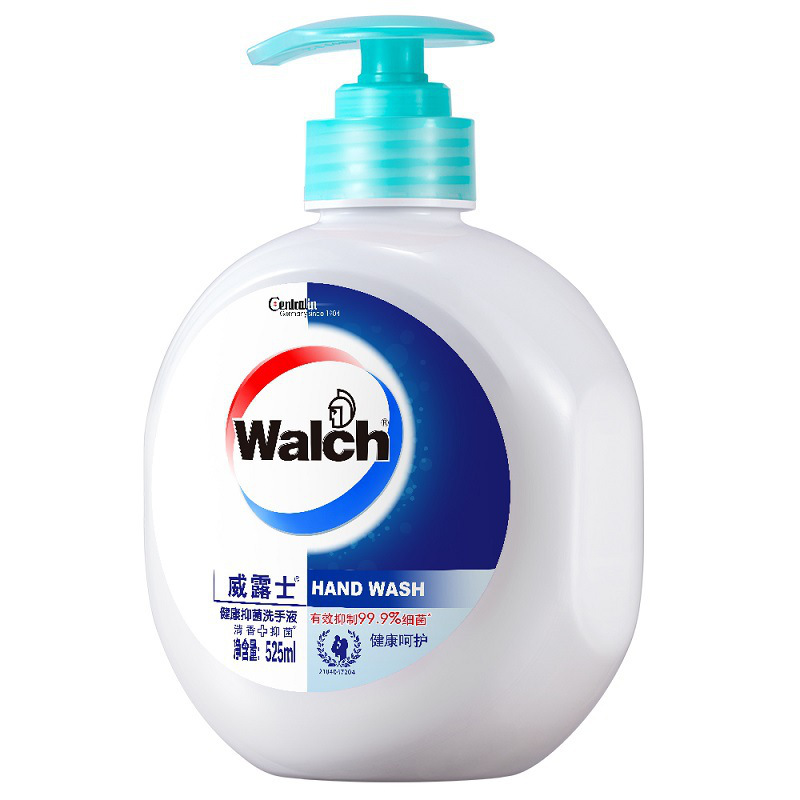 威露士  健康抑菌 洗手液（健康呵护） 525ml  24瓶/箱按（瓶）销售