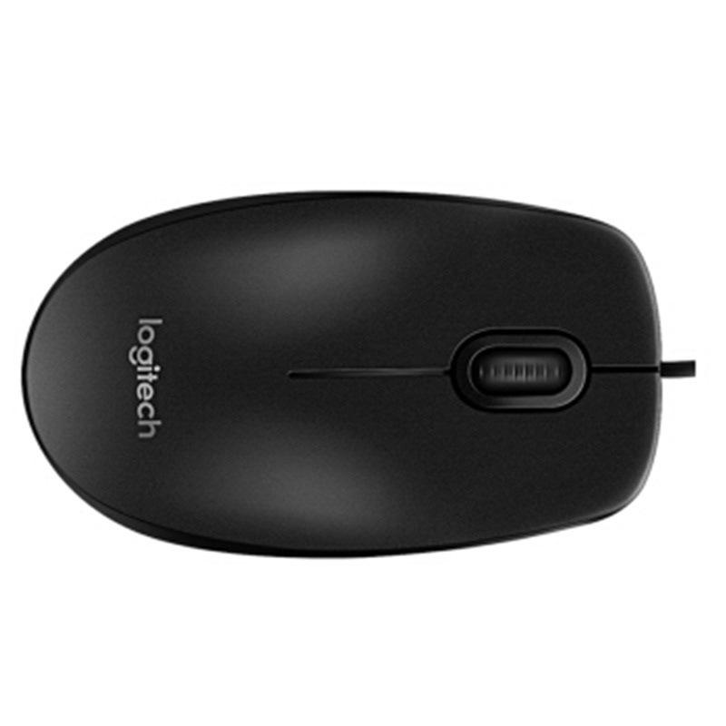 罗技 M90 有线鼠标 左右手通用对称 黑色按（个）销售