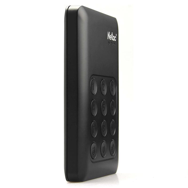 朗科 K588-1TB 移动硬盘 2.5寸 USB3.0 黑色按只销售