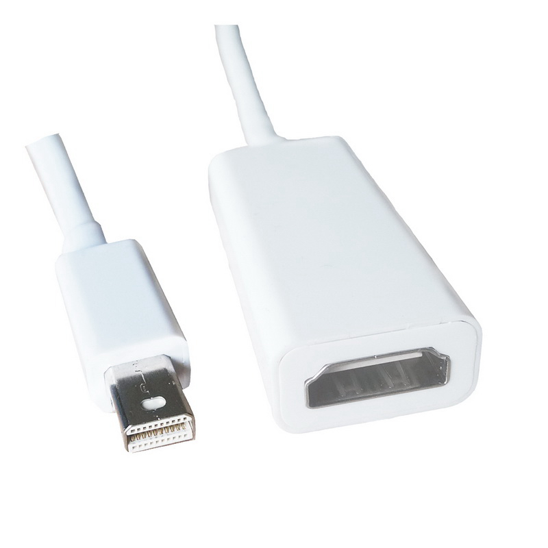 酷比客 LCCPMDPHDMIWH Mini？Display？Port转HDMI/0.2M  白色 用于苹果笔记本MacBook Air/Pro连接电视机 显示器 投影仪按（根）销售