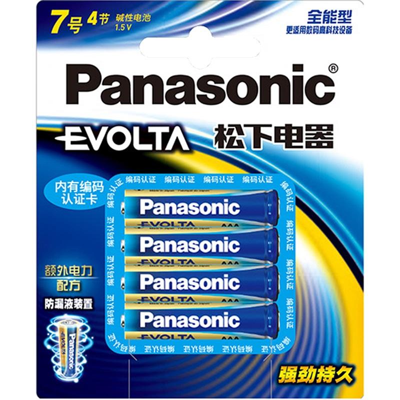 松下 LR03EGC/4B EVOLTA 碱性电池 7号 4粒/卡按（卡）销售