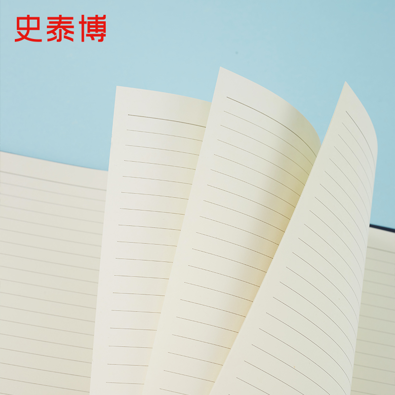 史泰博 SPN480 80页PP面螺旋笔记本 210*296mm A4 深海蓝色 40本/箱按本销售