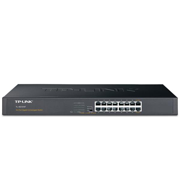 TP-LINK TL-SG1016T 千兆交换机 机架型16口 灰黑色按台销售