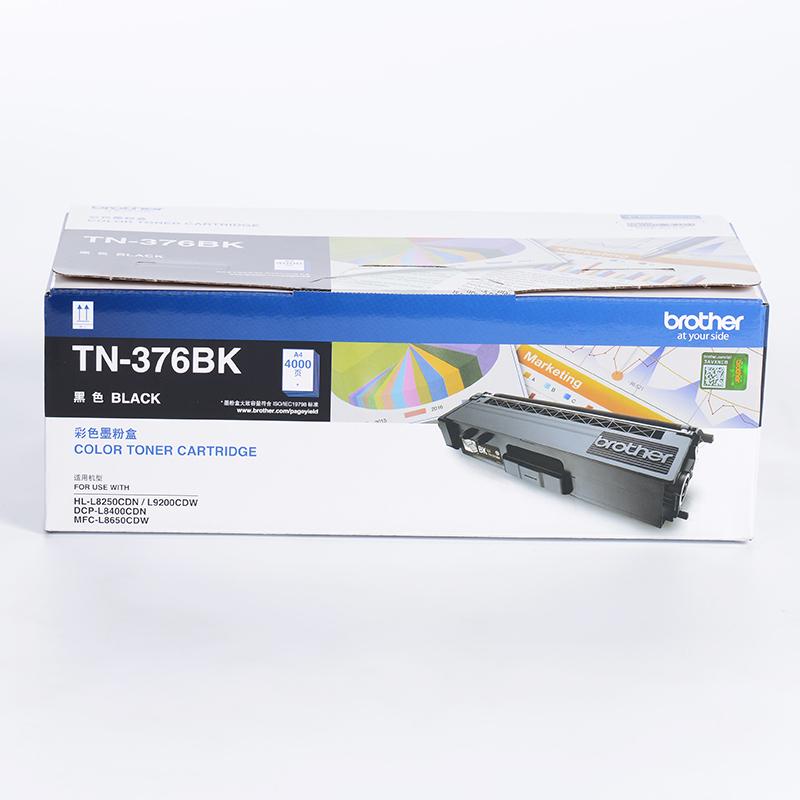 兄弟 TN-376Bk 墨粉 4000页 黑色 1支 (适用 HL-L8250CDN / HL-L9200CDW / DCP-L8400CDN / MFC-L8650CDW)按支销售