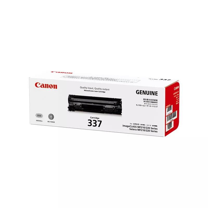 佳能 CRG 337 硒鼓 2400页 黑色 单支装 适用于MF211/223d/212w/215/216n/226dn/229dw按支销售