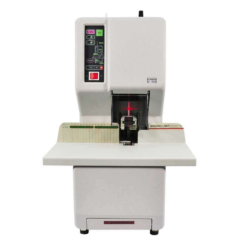 优玛仕 U-308 财务装订机 全自动财务装订机，可装订厚度5cm按（台）销售
