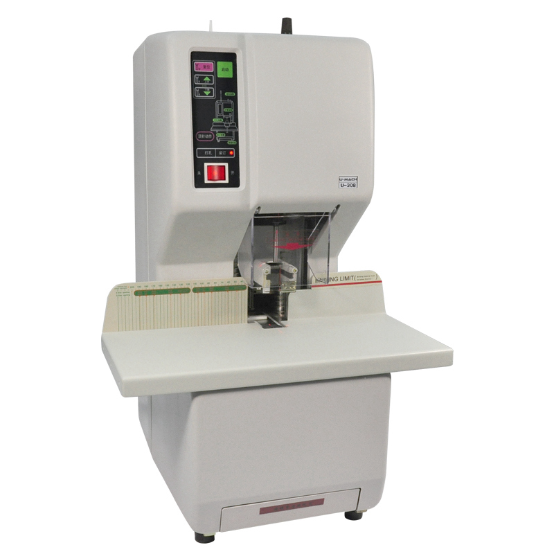 优玛仕 U-308 财务装订机 全自动财务装订机，可装订厚度5cm按（台）销售