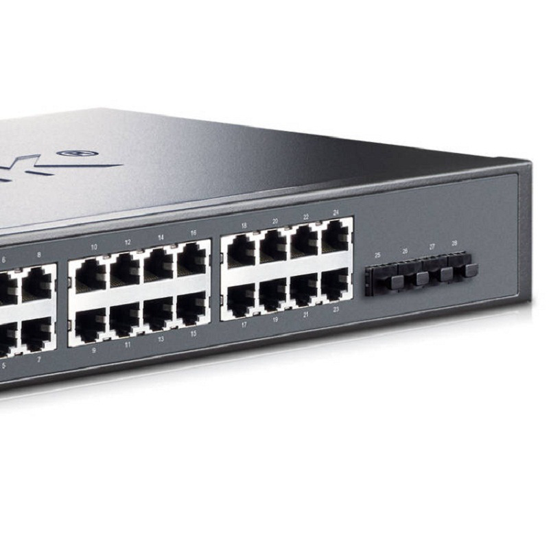 TP-LINK TL-SG5428 三层全网管交换机 24+4口全千兆 灰黑色按（台）销售