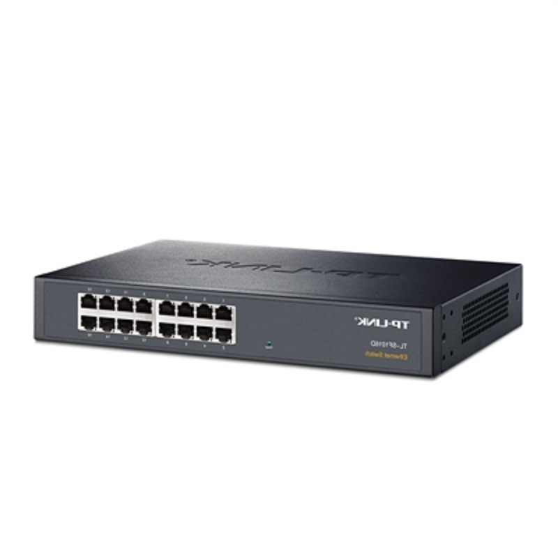 TP-LINK TL-SF1016D 非网管交换机 16口桌面型百兆 灰黑色按台销售