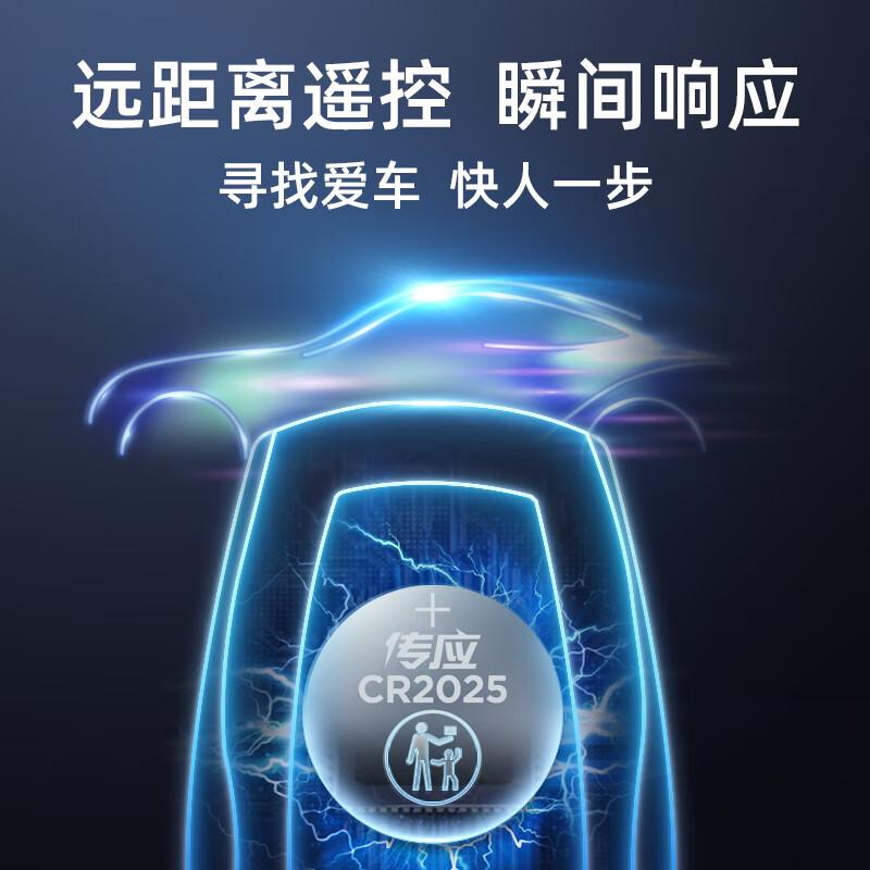 南孚 CR2025 传应纽扣电池 5粒装 5粒/卡按（卡）销售
