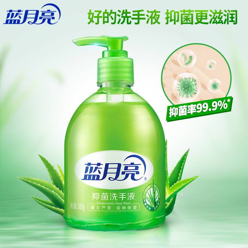 蓝月亮 芦荟 抑菌洗手液 300g按（瓶）销售