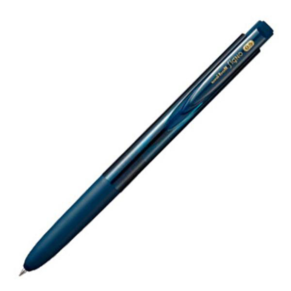 三菱 UMN-155 新顺滑多彩啫喱笔 0.5mm 蓝黑色 10支/盒按盒销售