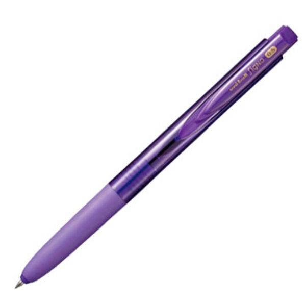 三菱 UMN-155 新顺滑多彩啫喱笔 0.5mm 紫色按盒销售