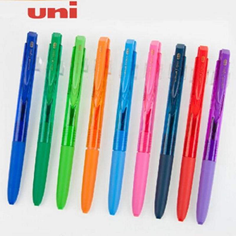 三菱 UMN-155 新顺滑多彩啫喱笔 0.38mm 蓝色按盒销售