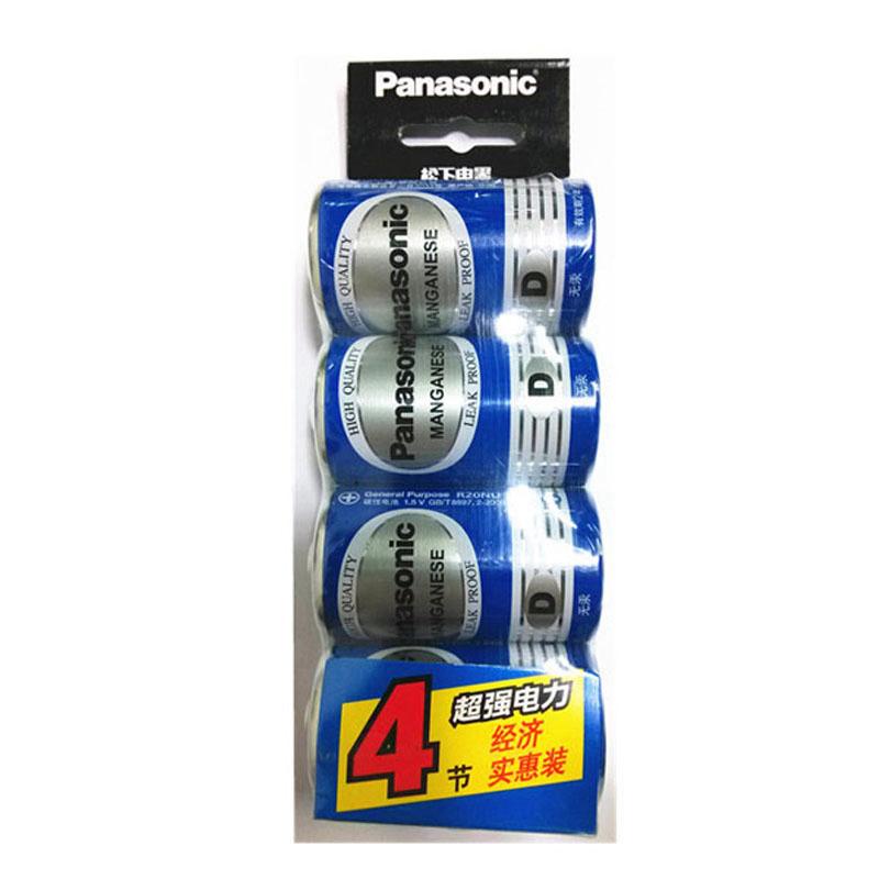 松下 R20NU/4SC 1号 碳性电池 4节装按(卡)销售