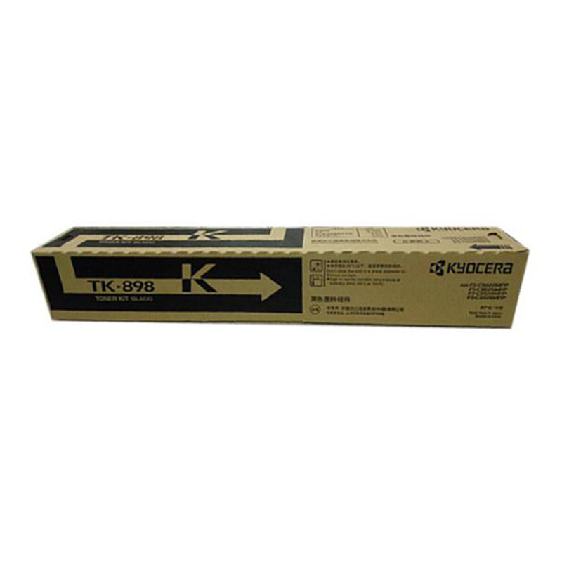京瓷 TK-898(K) 墨粉 12000页 黑色 （适用 FS-C8020MFP/C8520/C8025/C8525）按（支）销售