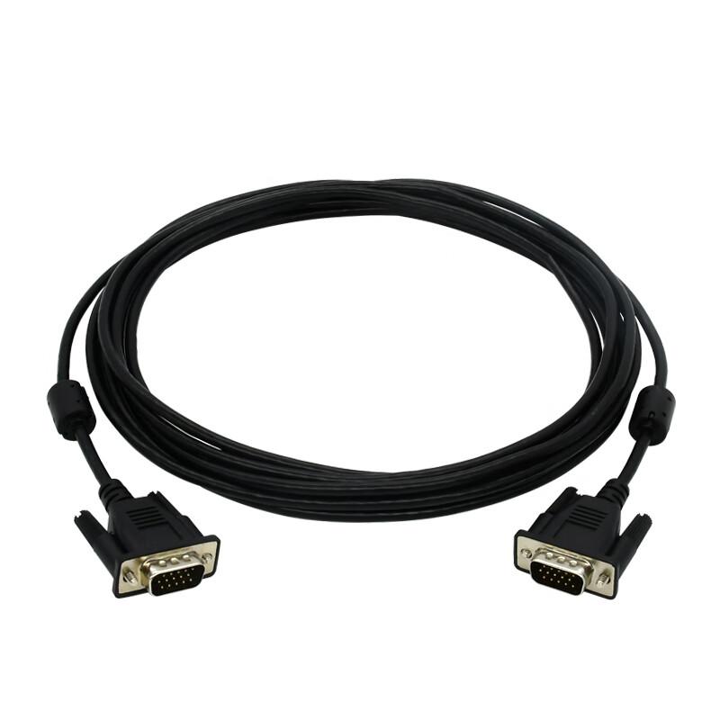 酷比客 LCAVSSVGA-20M 細長VGA線(耐折極細) 公对公 黑色 用于VGA接口的电脑 显示器 电视机之间的连接按（根）销售