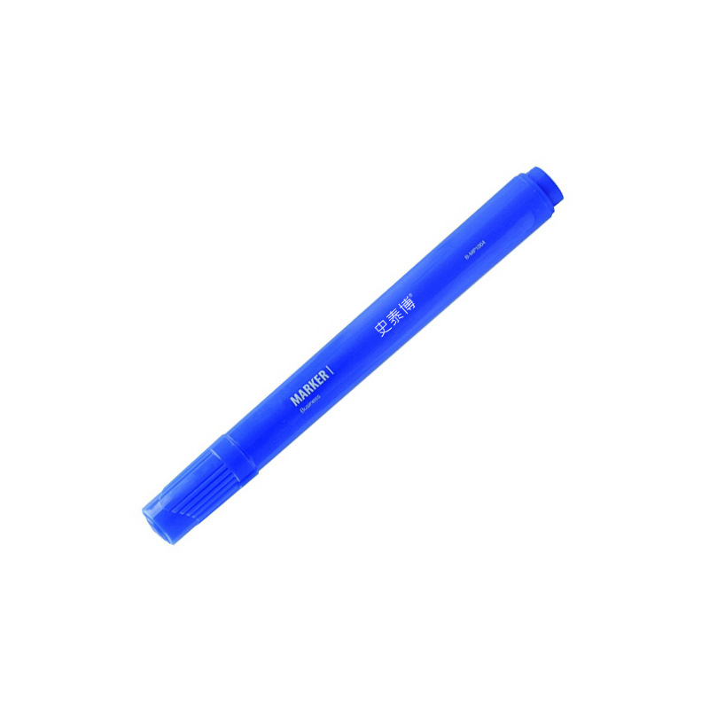 史泰博 B-MP1004  记号笔  圆头  蓝色 12支/盒按支销售