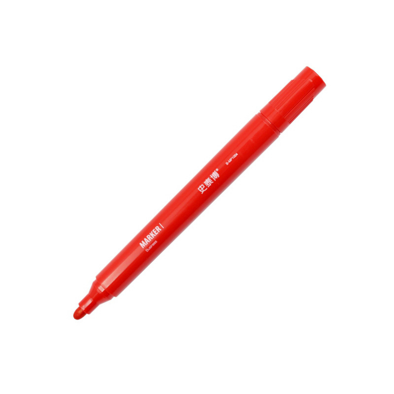 史泰博 B-MP1004  记号笔  圆头  红色 12支/盒按支销售