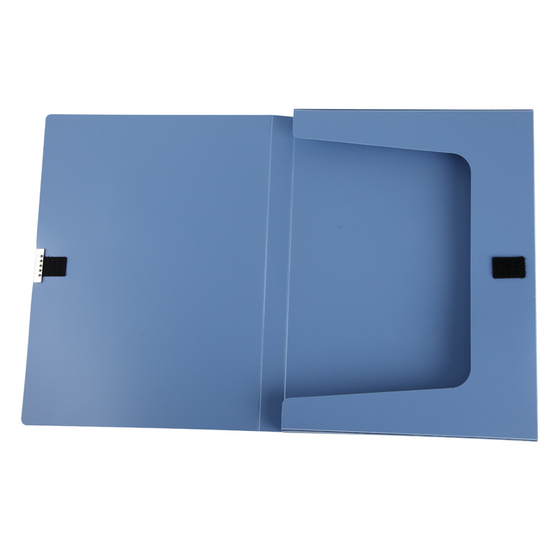 齐心 A1242 办公必备PP档案盒  绯蓝  A4 22MM  18个/盒 36个/箱按（个）销售