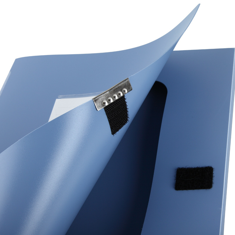 齐心 A1242 办公必备PP档案盒  绯蓝  A4 22MM  18个/盒 36个/箱按（个）销售