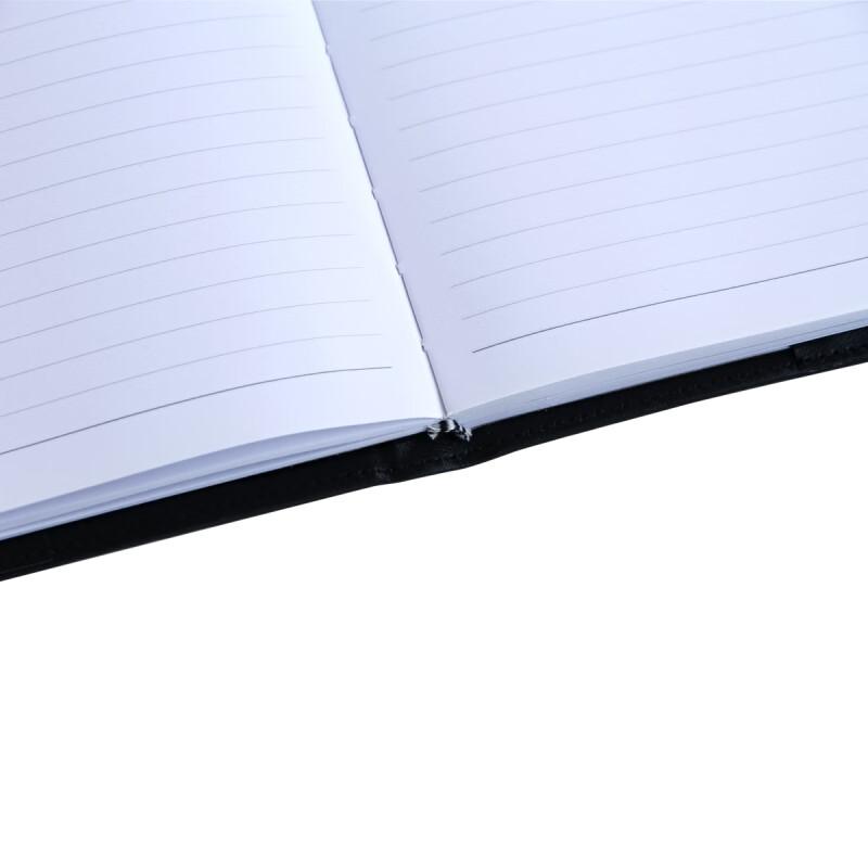 得力 3324 书套式 PVC高级商务记事本 25K 112张 黑色按（本）销售