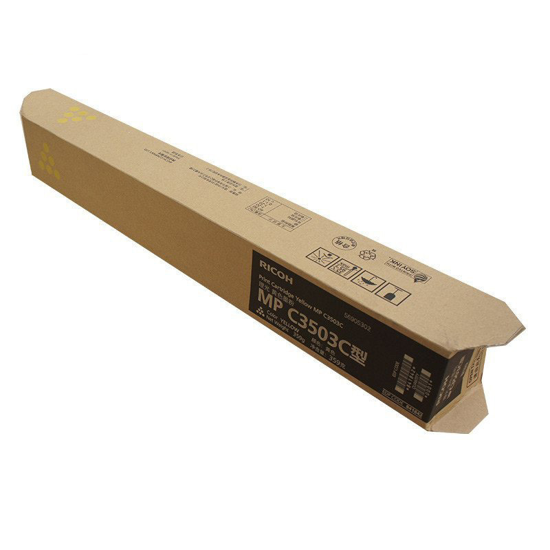 理光 MPC3503C 墨粉 18000页 黄色 适用 MP C3003SP/C3503SP按支销售