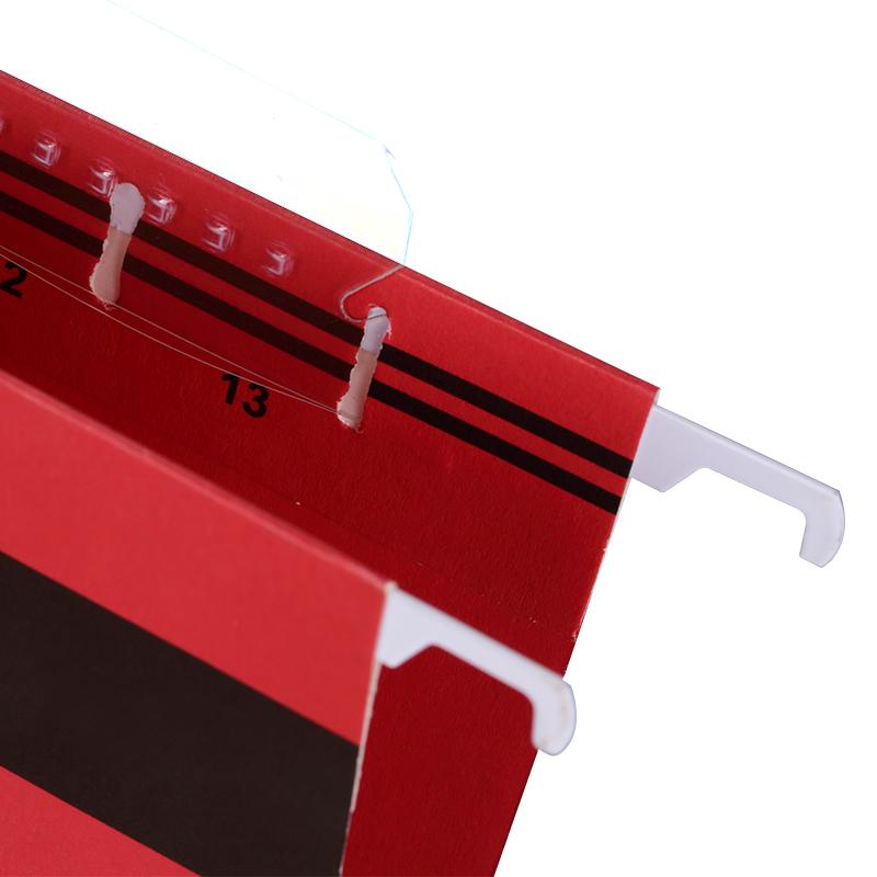 齐心 A1812 易查找吊挂夹 A4 纸质 红色 25个/盒按(盒)销售 齐心 A1812 易查找吊挂夹 A4 纸质 红色 25个/盒按(盒)销售