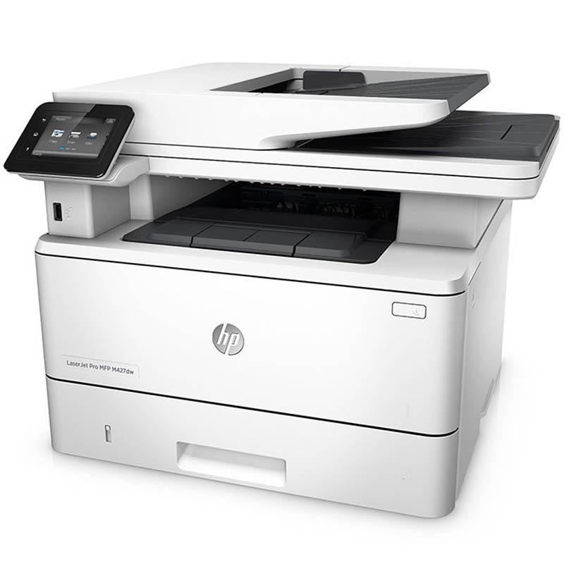 惠普 LaserJet Pro M427dw 黑白激光多功能一体机 A4 白色 打印、复印、扫描、无线网络、自动双面按台销售