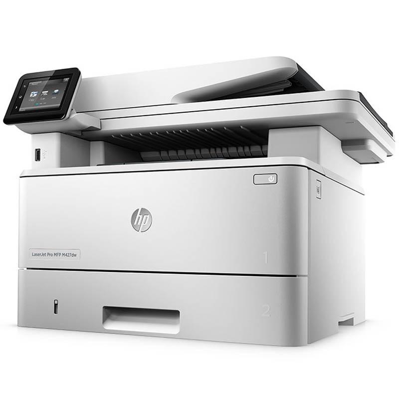 惠普 LaserJet Pro M427dw 黑白激光多功能一体机 A4 白色 打印、复印、扫描、无线网络、自动双面按台销售