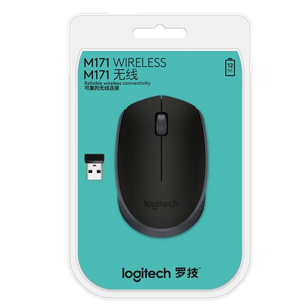 罗技 M171 无线鼠标 便携 黑色按个销售
