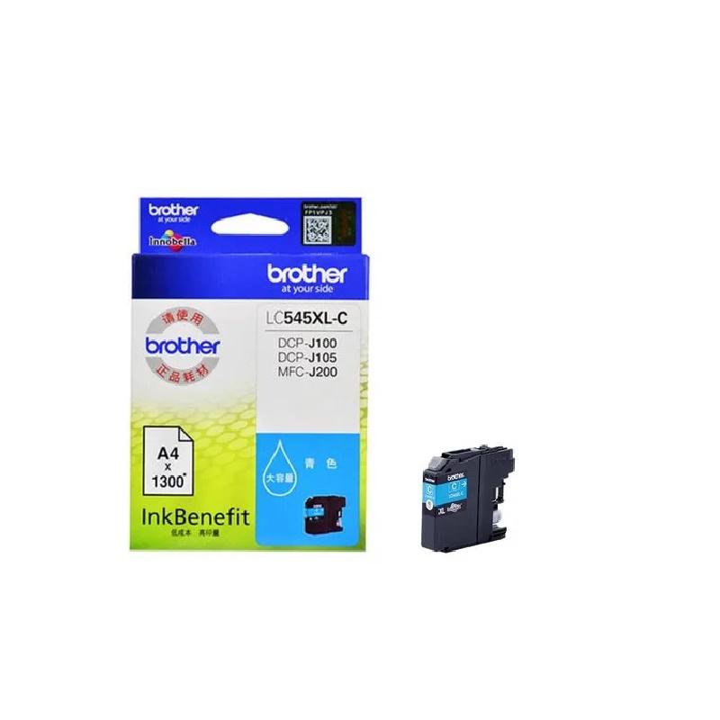 兄弟 LC545XL-C 墨盒 1300页 青色 (适用 DCP-J100/DCP-J105/DCP-J200)按支销售 兄弟 LC545XL-C 墨盒 1300页 青色 (适用 DCP-J100/DCP-J105/DCP-J200)按支销售