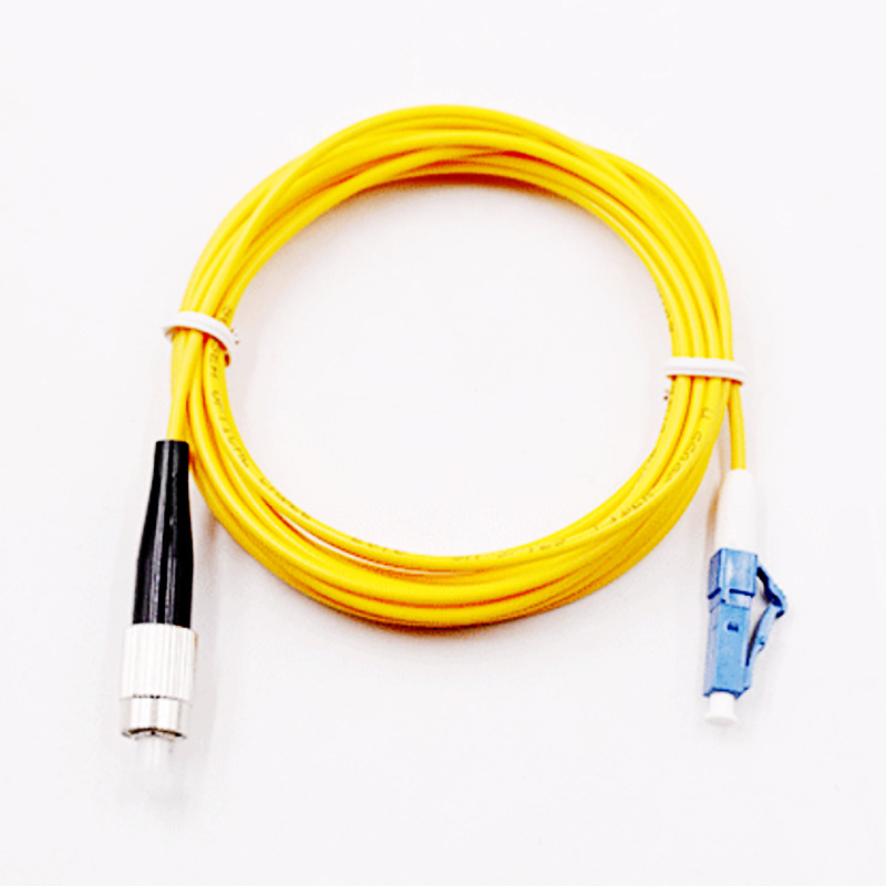酷比客 LCCPSFLCFCYW-3M 单模光纤线 LC-FC 公对公 黄色 铝箔袋包装按（根）销售