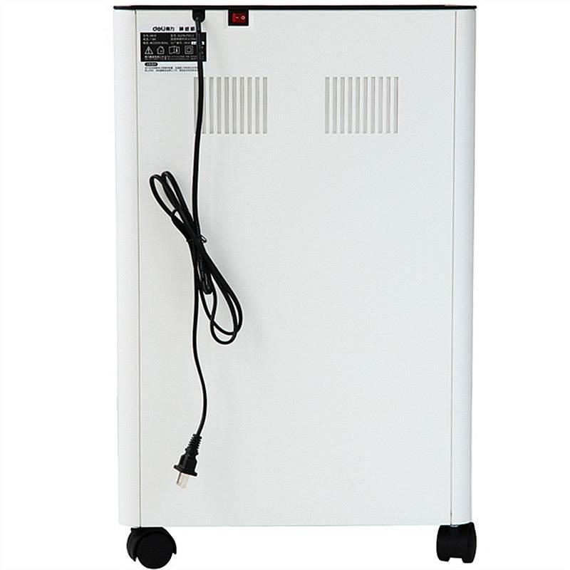 得力 9918 碎纸机 400W 黑白色 一台 德标4级（单次20张 30L 持续20分钟 可碎纸卡碎光盘）按台销售